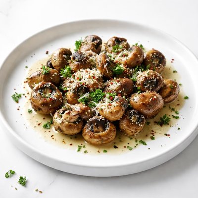 Image of Garlic Parmesan Mushrooms