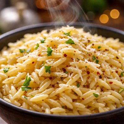 Image of Garlic Parmesan Orzo