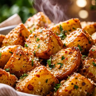 Image of Garlic Parmesan Roasted Potatoes