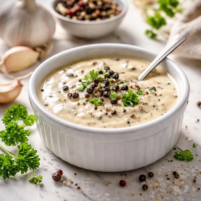 Image of Garlic Peppercorn Sauce