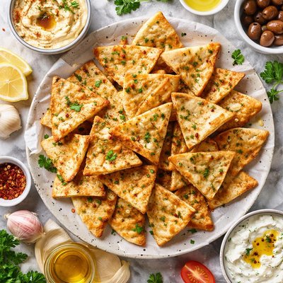 Image of Garlic Pita Chips