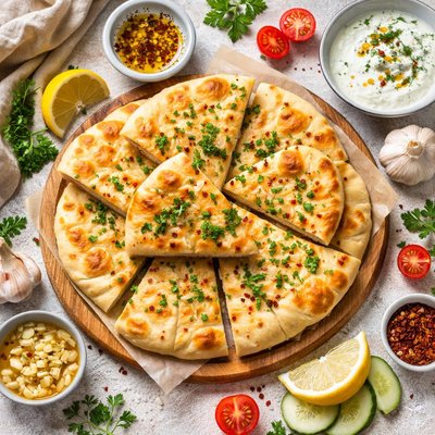 Image of Garlic Pita Naan