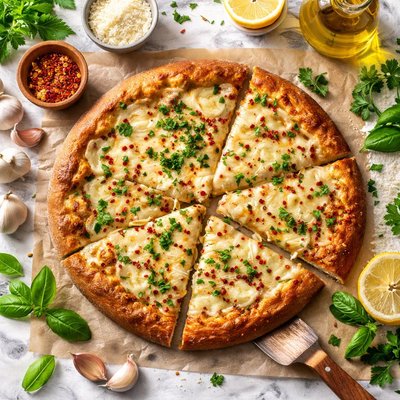Image of Vegan Garlic Pizza