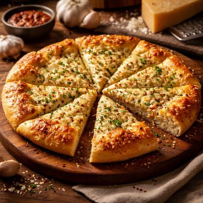 Image of Garlic Pizza Crust