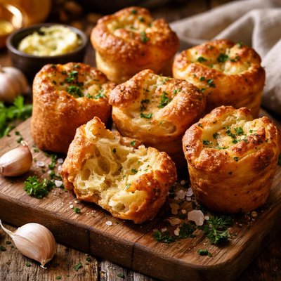 Image of Garlic Popovers