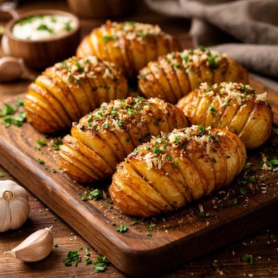 Image of Garlic Potato Fans