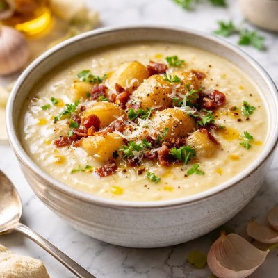 Image of Garlic Potato Soup Another One