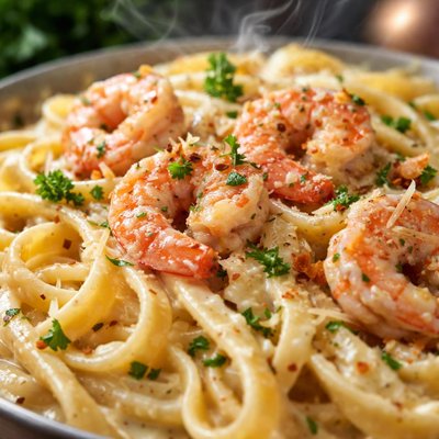 Image of Garlic Ranch Shrimp Fettuccine