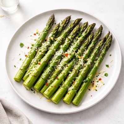 Image of Garlic Roasted Asparagus with Parmesan