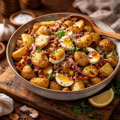 Image of Garlic Roasted Potato Salad