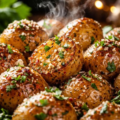 Image of Whole30 Garlic Roasted Potatoes