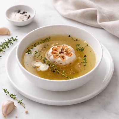 Image of Garlic Stock for Soups
