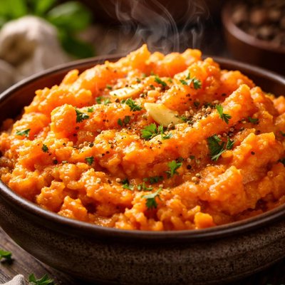 Image of Garlic Sweet Potato Mash