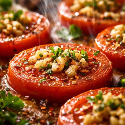 Image of Garlic Tomato Slices