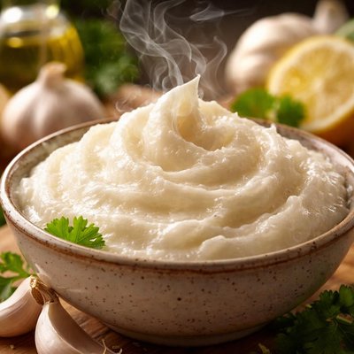 Image of Whole30 Garlic Toum