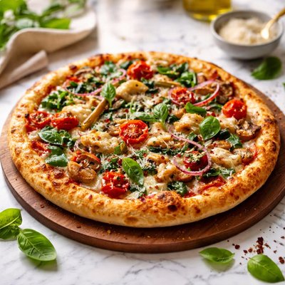 Image of Garlic Veggie Pizza