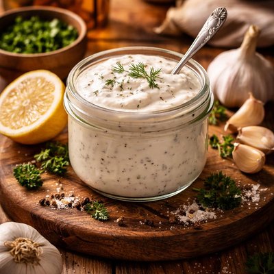 Image of Garlic Yogurt Dressing