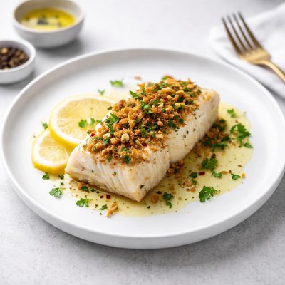 Image of Garlicky Baked Fish