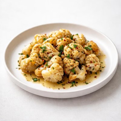 Image of Garlicky Braised Cauliflower