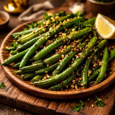 Image of Garlicky Green Beans