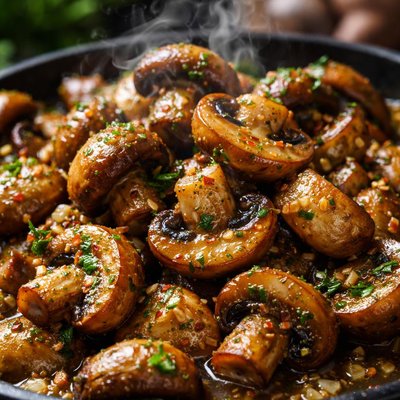 Image of Garlicky Mushrooms Supreme