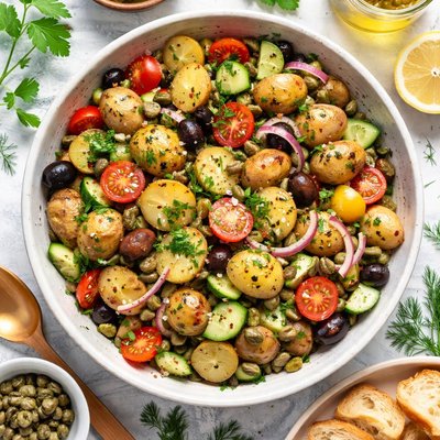 Image of Garlicky Olive Oil Potato Salad
