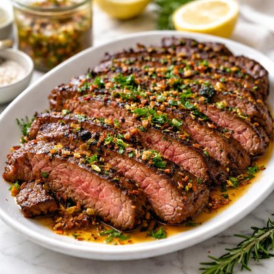 Image of Garlicky Steak Marinade
