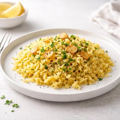 Image of Garlicky Yellow Rice