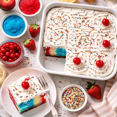 Image of Gelatin Poke Cake