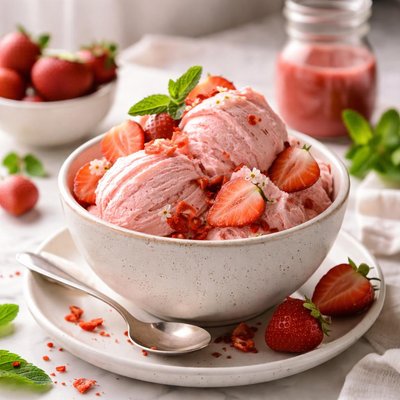Image of Gelato Alla Fragola Strawberry Gelato