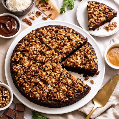 Image of Geman Chocolate Upside Down Cake