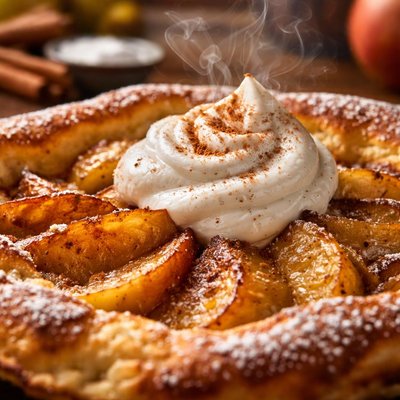 Image of German Apple Pancake with Creme Fraiche