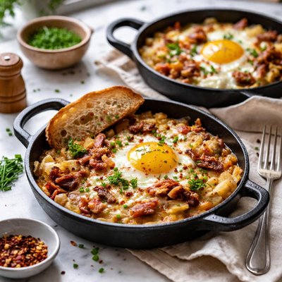 Image of German Baked Eggs a La Conifer House