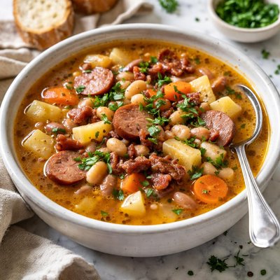 Image of German Bean Soup Bohnensuppe