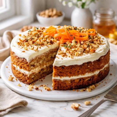 Image of German Carrot Hazelnut Cake