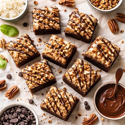 Image of German Chocolate Cake Squares