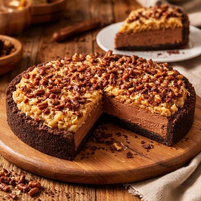 Image of German Chocolate Cheese Pie