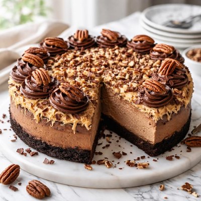 Image of German Chocolate Cheesecake