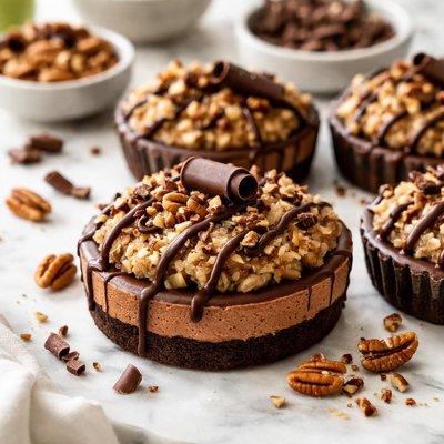 Image of German Chocolate Cheesecake Tarts