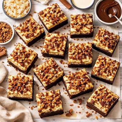 Image of German Chocolate Cream Cheese Brownies