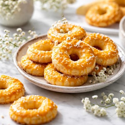 Image of German Egg Yolk Cookies Eier Kringel