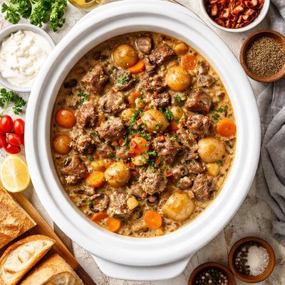 Image of German Lamb in Sour Cream Crock Pot Aka Treasure Trove 1