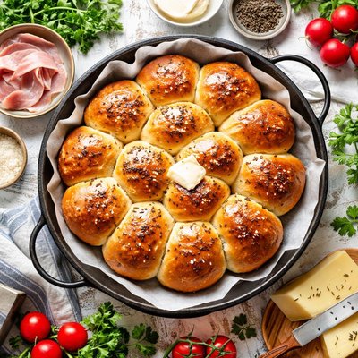 Image of German Parker House Rolls