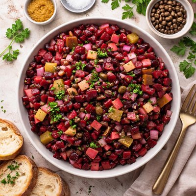 Image of German Pickled Beet Salad Vegan