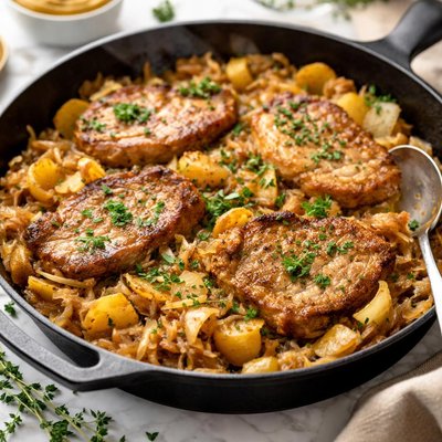 Image of German Pork Skillet