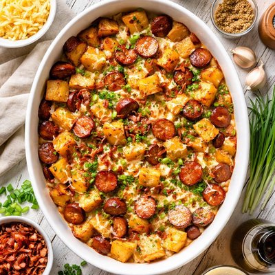 Image of German Potato and Sausage Casserole