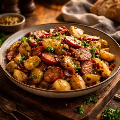 Image of German Potato Salad with Sausage