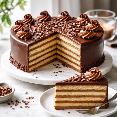 Image of German Prinzregenten Torte Eight Layer Cake