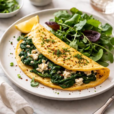 Image of German Spinach Omelet