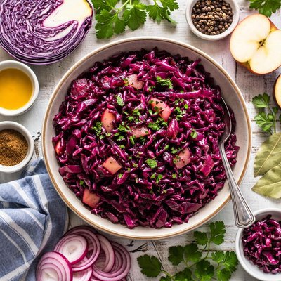 Image of German Style Red Cabbage